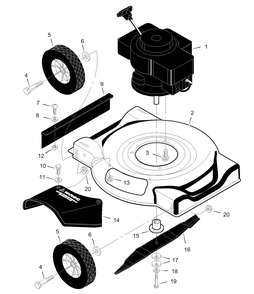 Part Location Diagram of F-99427 Murray Book, Instruction